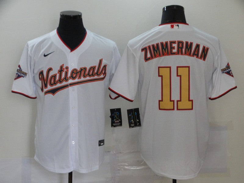 Men's Washington Nationals Ryan Zimmerman #11 White Baseball Jersey Men's Washington Nationals Ryan Zimmerman #11 White Baseball Jersey